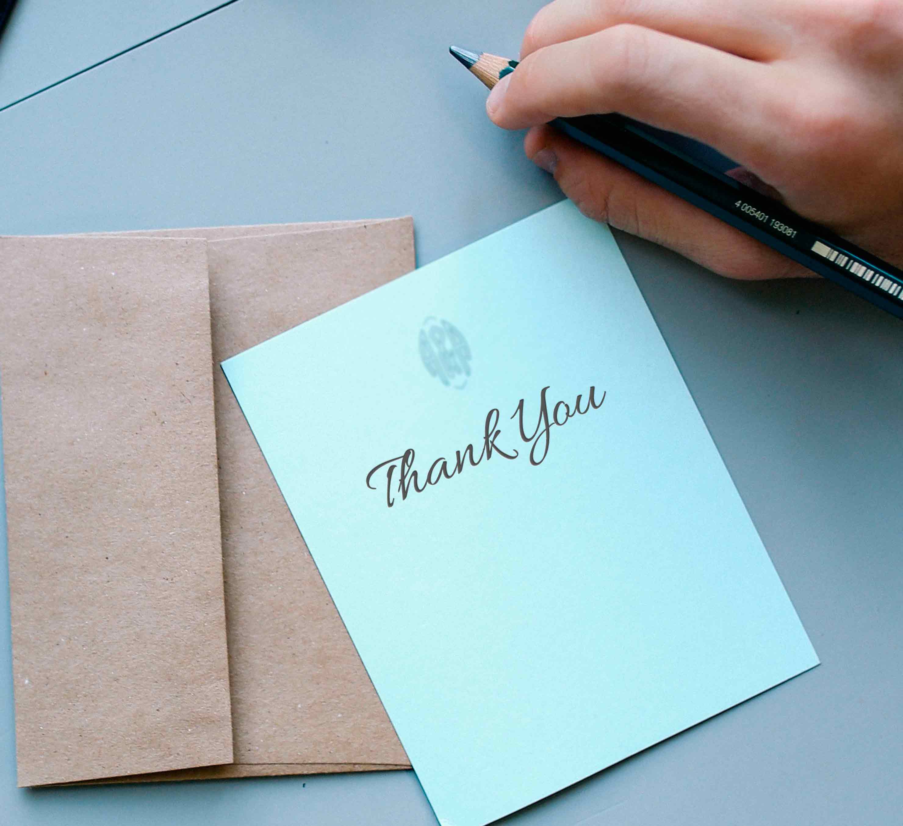 carta sobre como mostrar agradecimiento a una persona