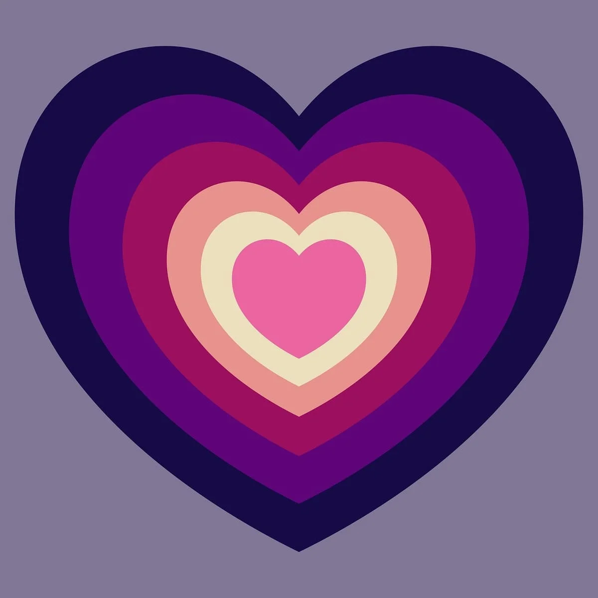 Corazón brillante sobre un fondo de corazones que refleja que pasa si te enamoras de otra persona estando casado